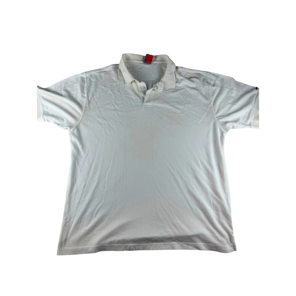 Nike Team Polo NikeFit Dry Men's XXL White Short Sleeve Golf Casual